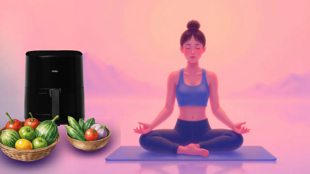 Make Post-Yoga Snacks in Air fryer