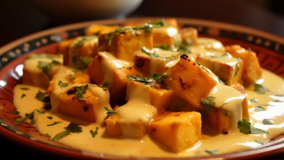 Marinated paneer