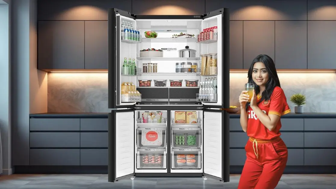 Mid-Match Cooling Strategy with 4 door refrigerator