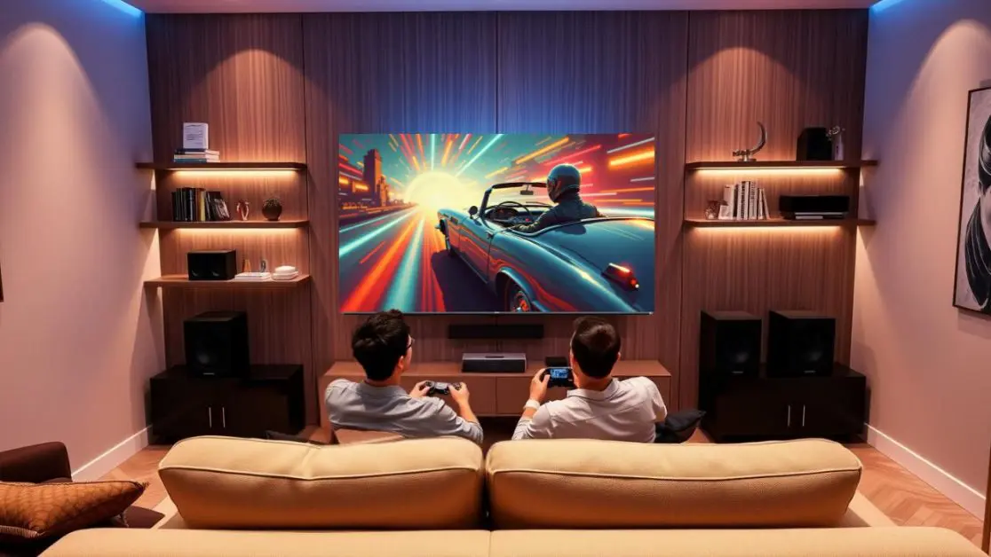 Mini LED TV for Racing Games Mini LED TV for Racing Games