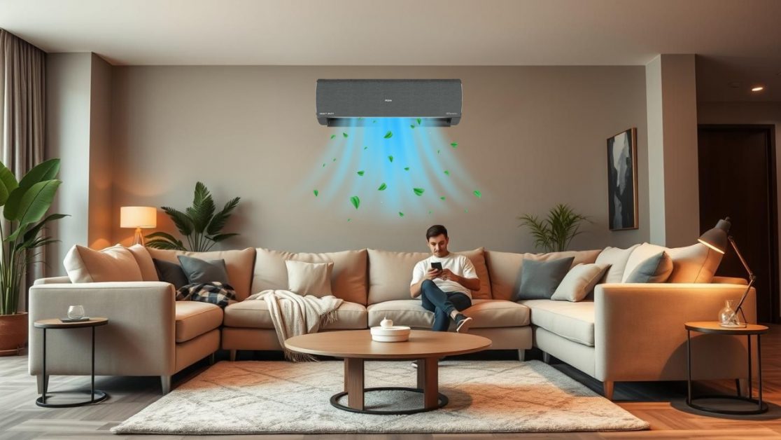 Mixing Curtains With Smart Modes of Air Conditioner
