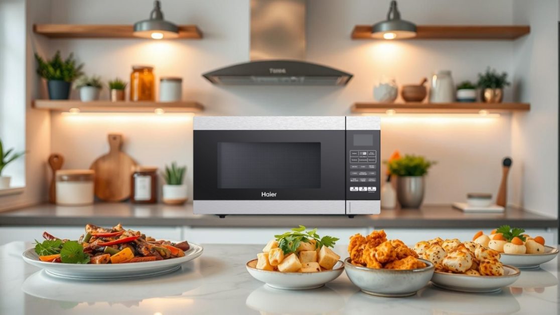 Motorized Food Rotisserie in microwave for Barbecue