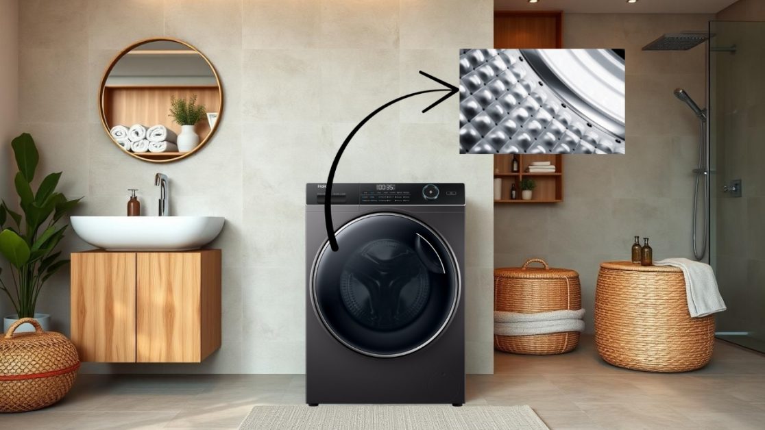 Pillow Drum design in washing machine