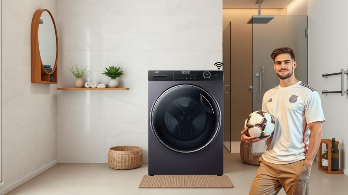 This Washing Machine Fits a Football Night Lifestyle