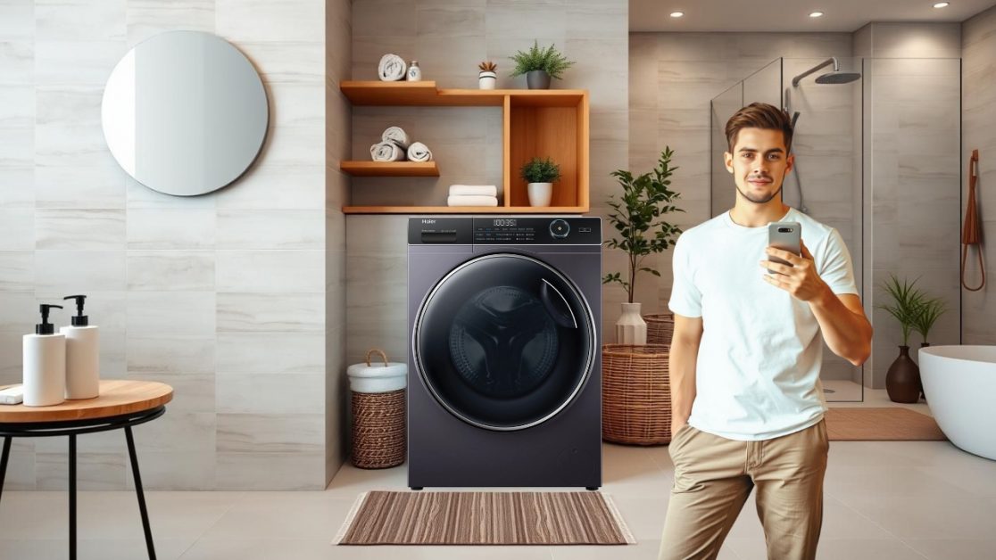 Washing machine Controlled Via Smartphone