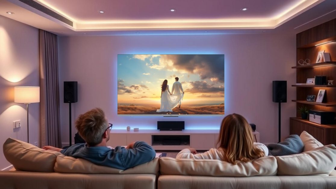 Watch Couple Love story in LED TV