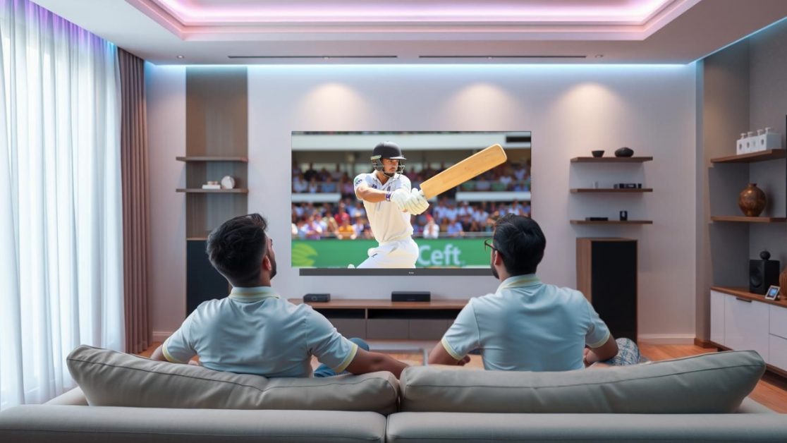 Watch Every cricket shots in OLED TV