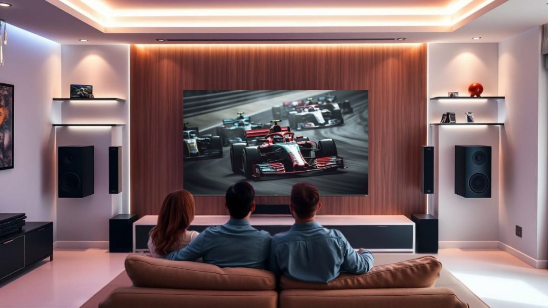 Watch F1 Races in Mini LED TV