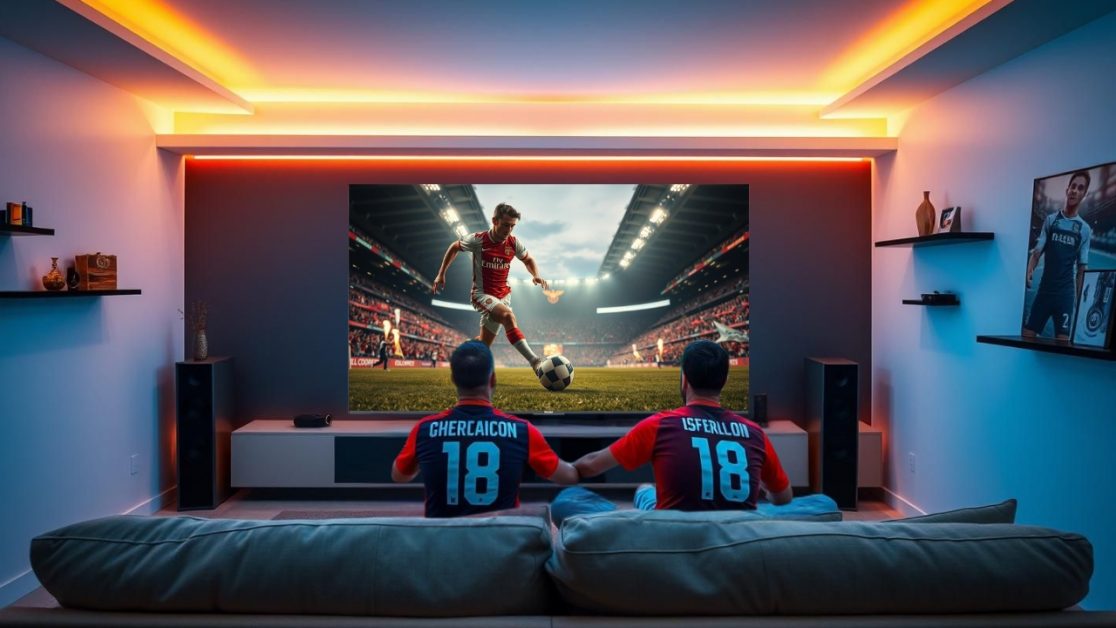 Watch Fifa action in big LED TV