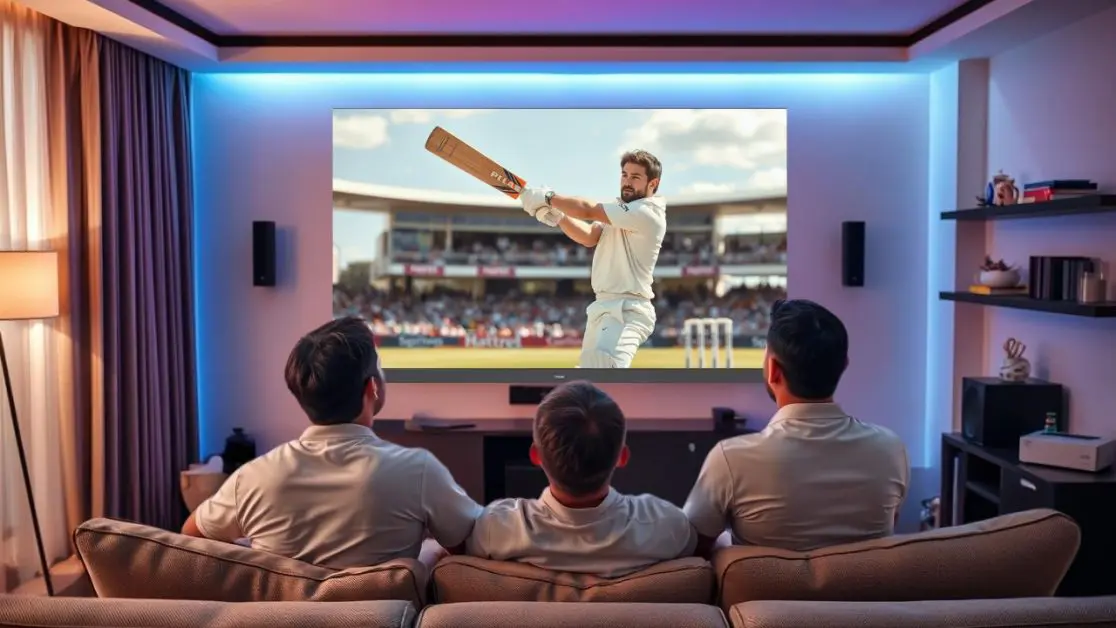 Watch Smooth cricket action in OLED TV