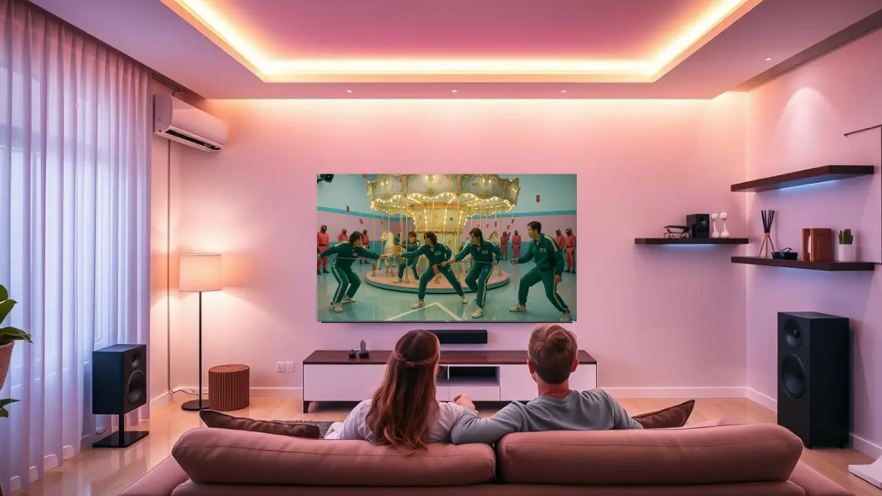 Watch Squid Game Season 3 drama in Mini LED TV