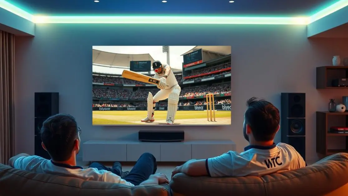 Watch Test Cricket in QLED TV