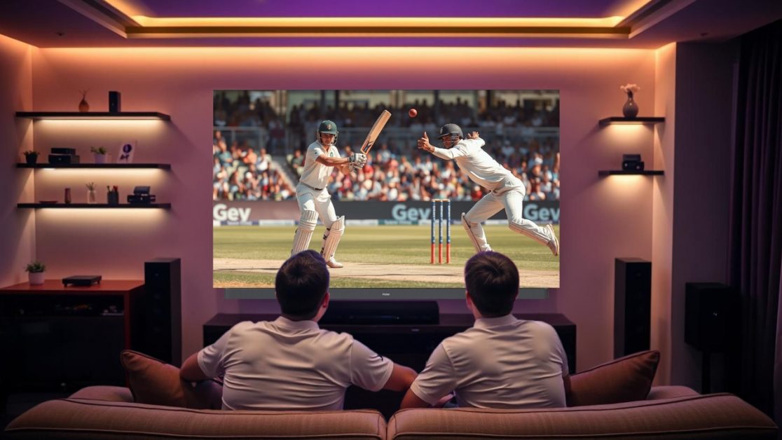 Watch detailed catches in test cricket in OLED TV