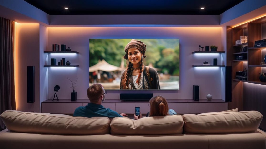 Watch your favourite panchayat's character in Mini LED TV