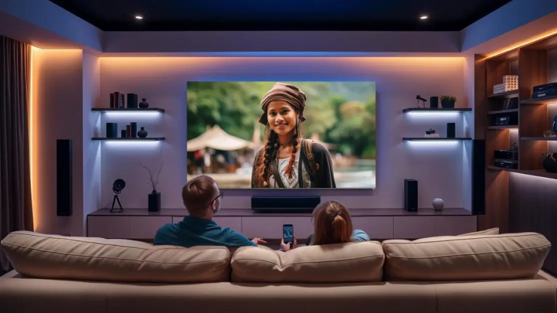 Watch your favourite panchayat's character in Mini LED TV