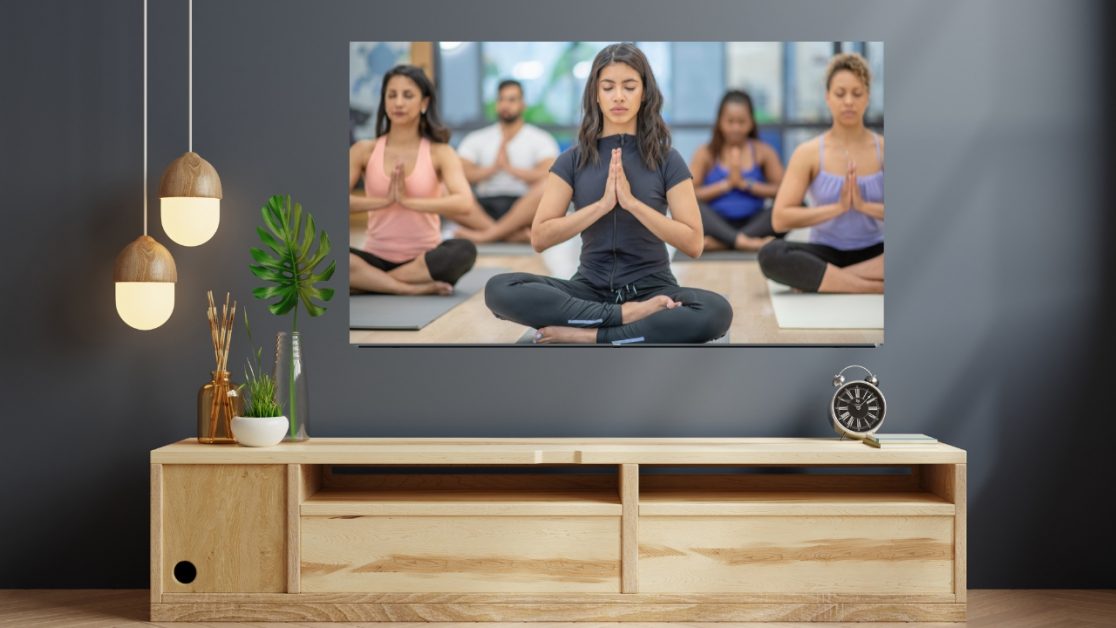 Workout everyday with Mini LED TV