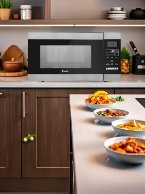 Dinners Cooked Using Auto Cook Mode in microwave
