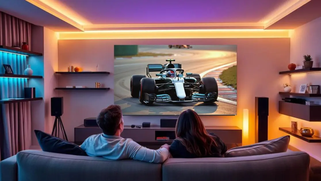race day proves mini LED TV worth