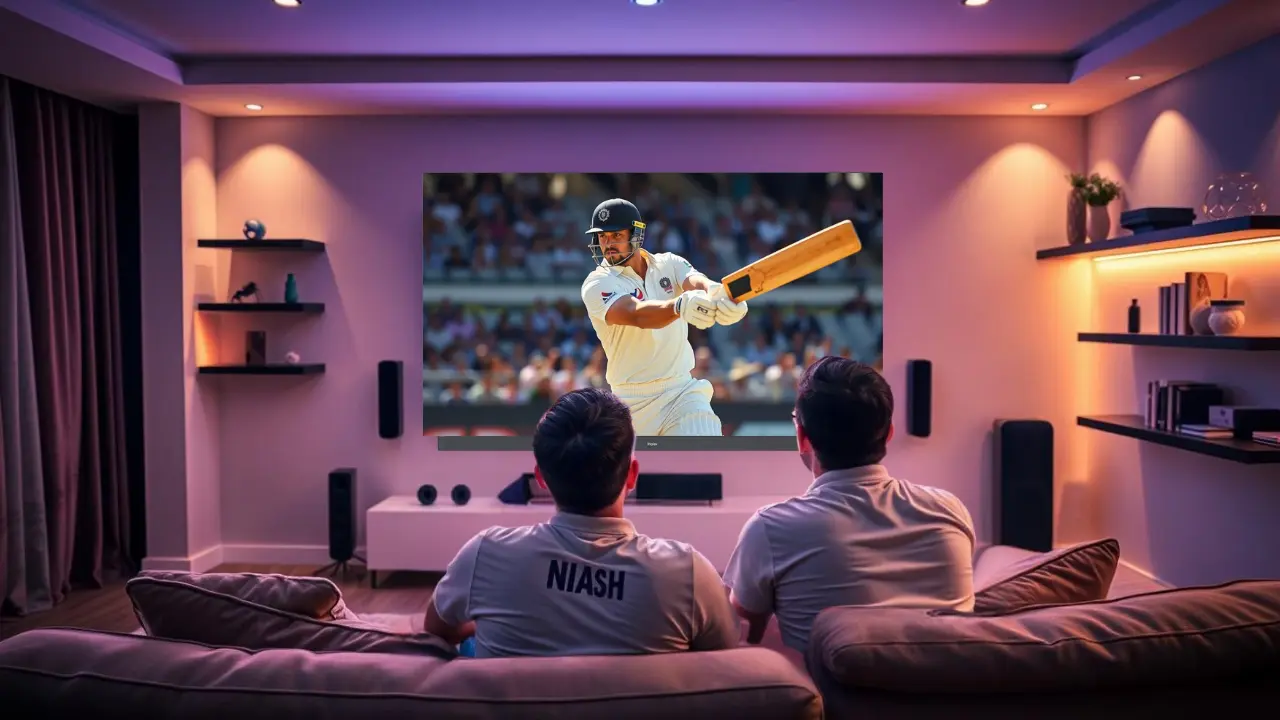 watch cricket in OLED TV