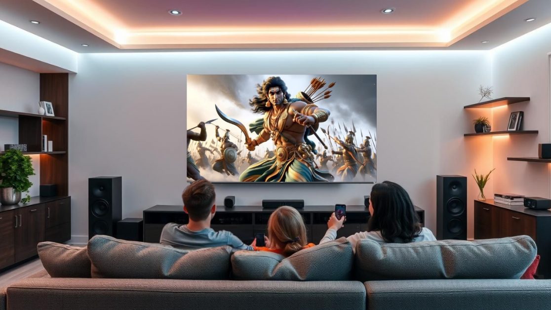 watch mahabharat in Mini LED TV