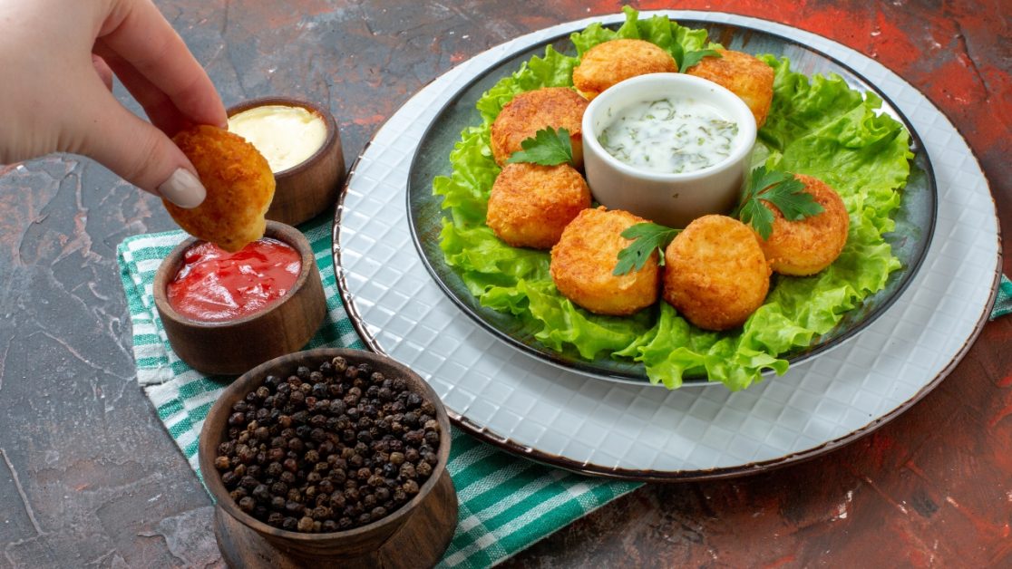 Air Fried aloo tikki