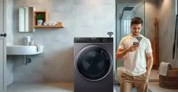 App-Based Wash Scheduling in washing machine for men