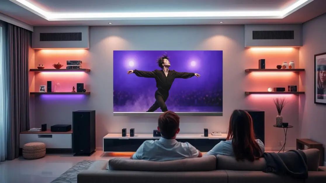 BTS live show in Mini LED TV