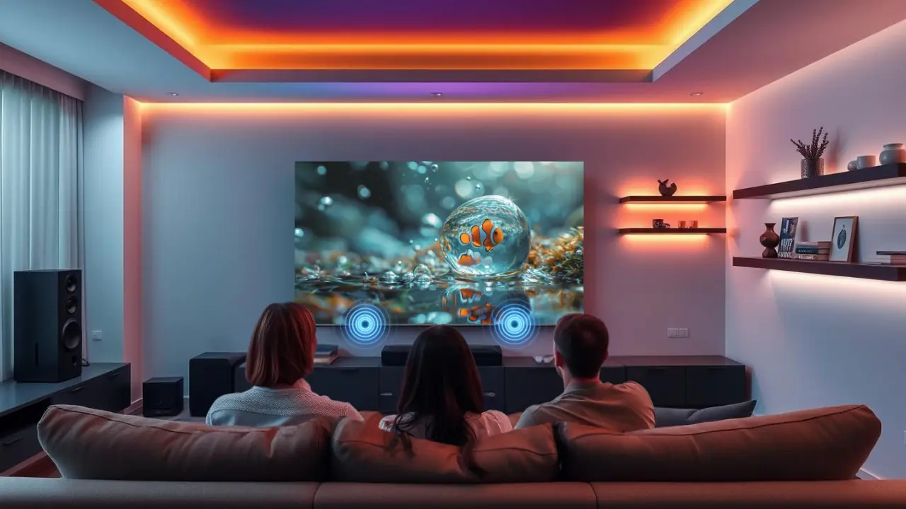Built-In Speakers in Mini LED TV