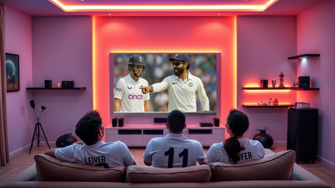 Cricket fans notice everything with Mini LED TV