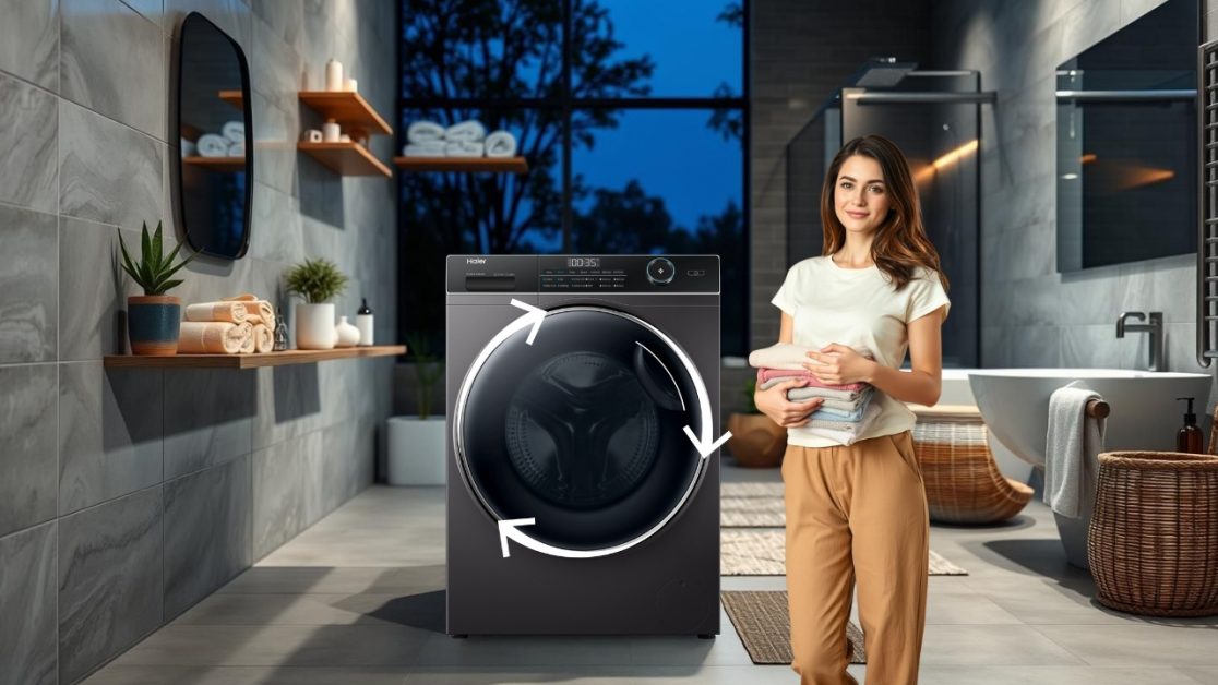 Direct Motion Inverter Motor in washing machine