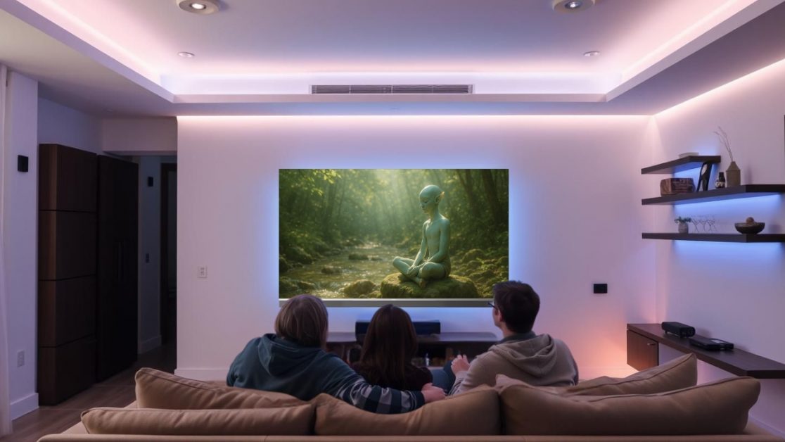Enjoy beautiful scenes from the movie in Mini LED TV
