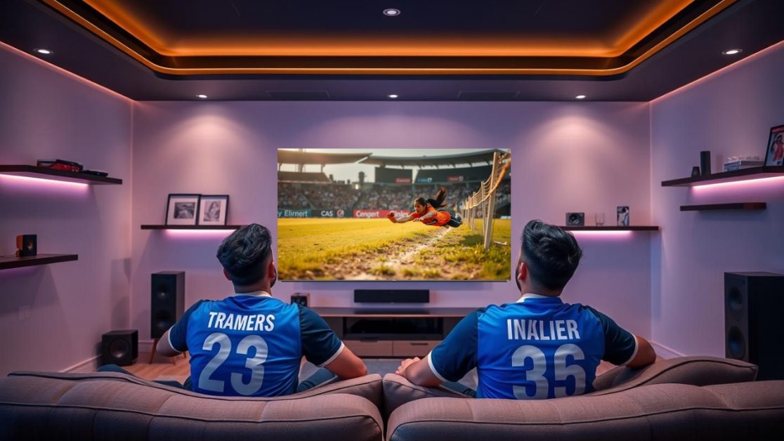 Enjoy cricket in detail with mini LED TV