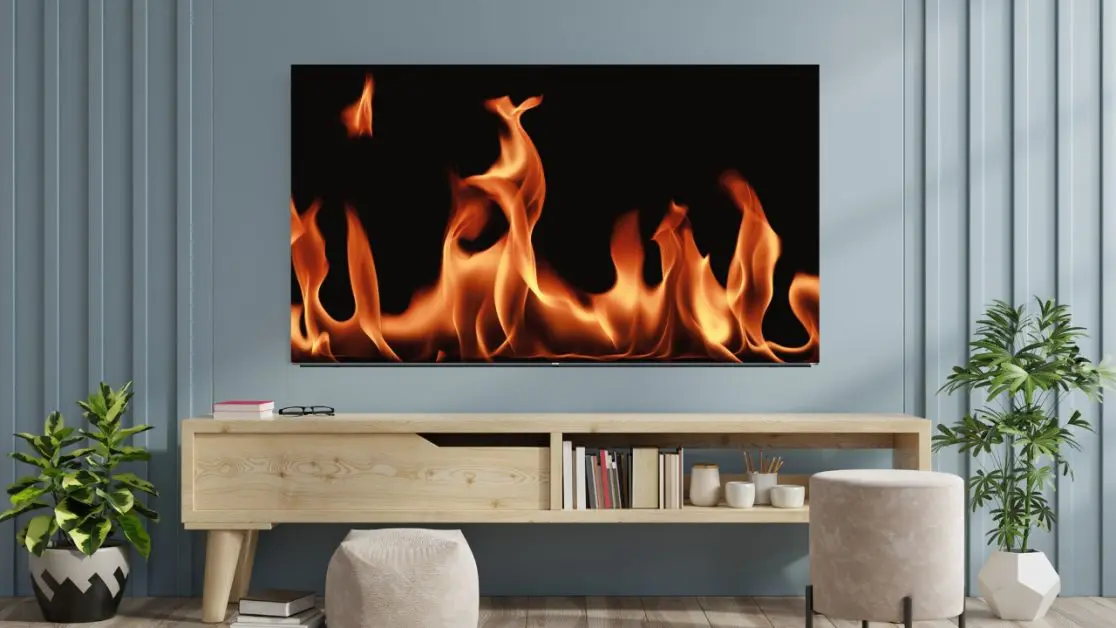 Fire Emoji for Mini LED TV
