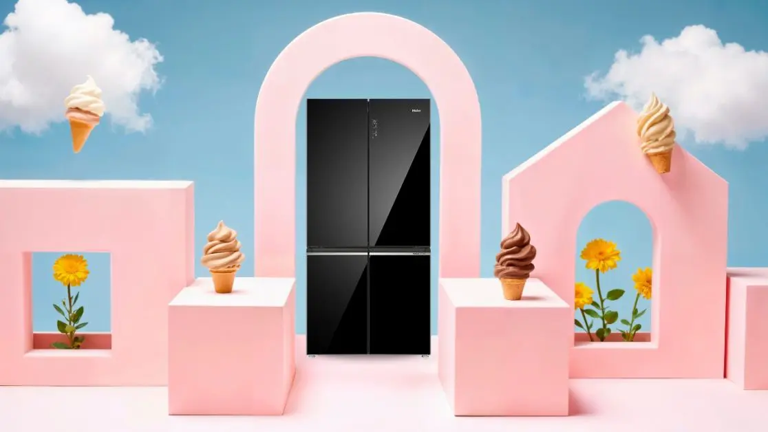 Freezer Mode in refrigerator Keeps Ice Cream Scoop perfect