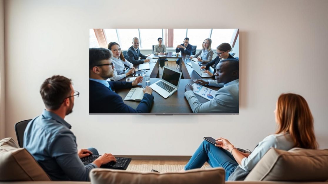 Get QLED TV for workspace display