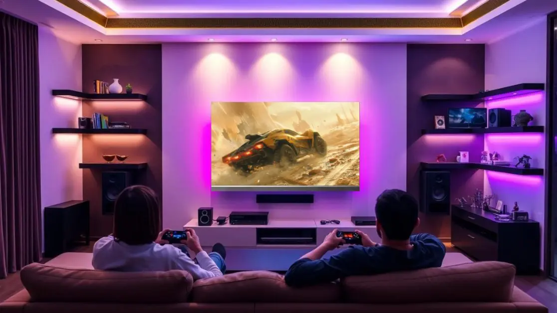 Gaming Trio features in Mini LED TV