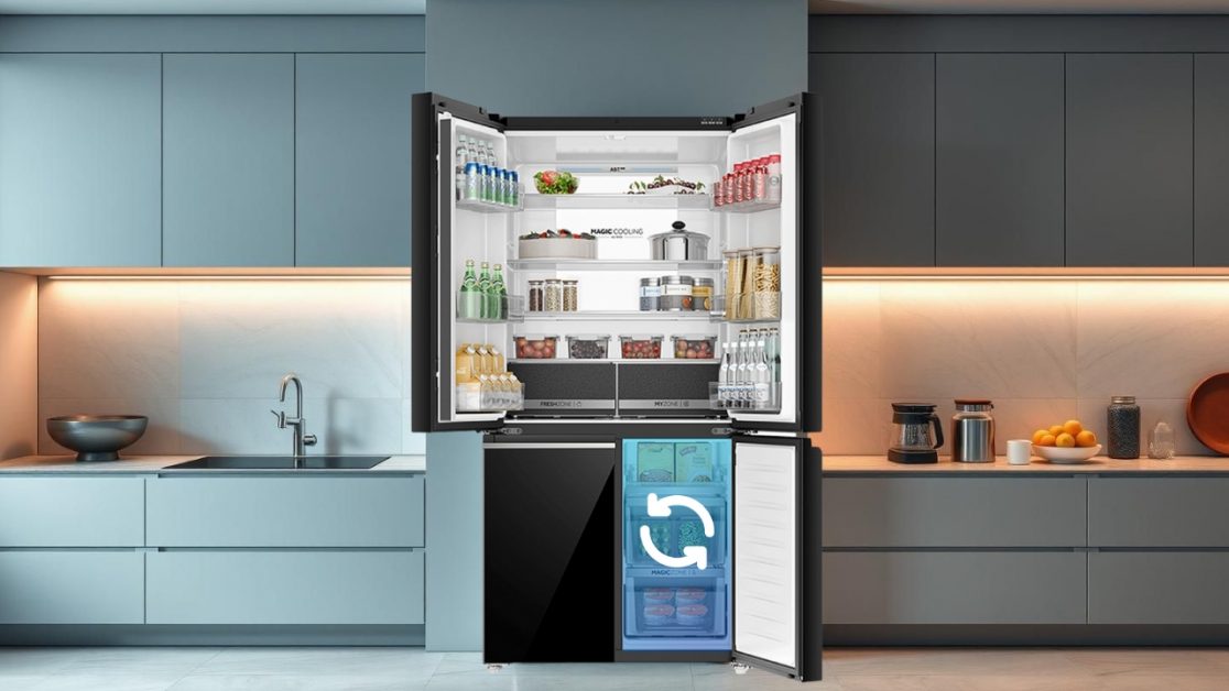 Get Convertible capability in 4 door refrigerator
