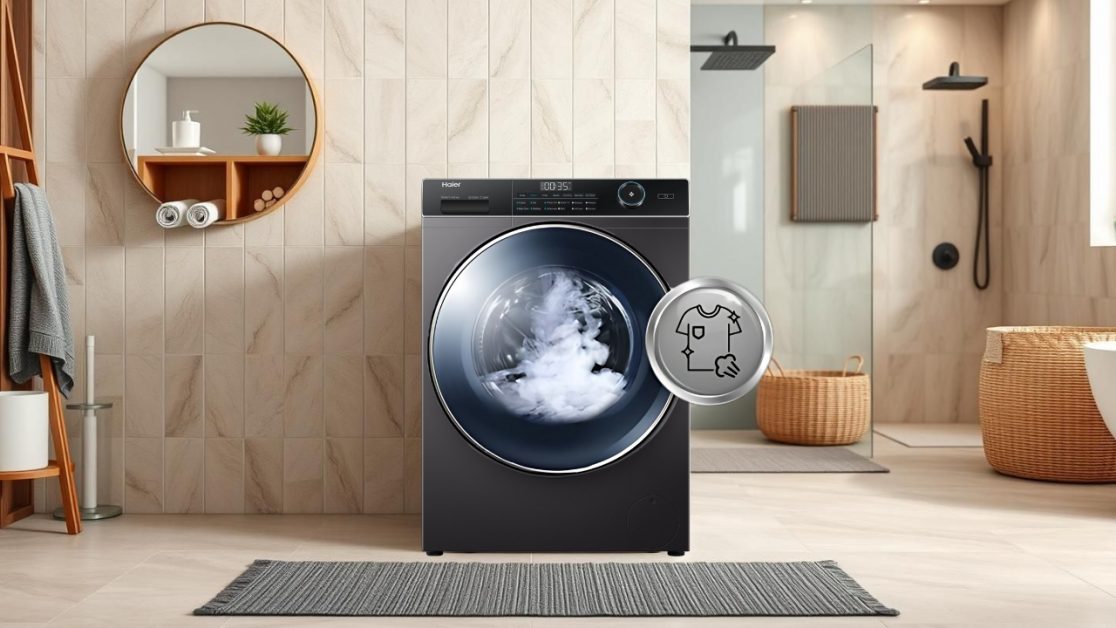 Get steam feature in washing machine