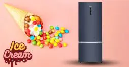 Hosting a topping bar for ice cream with refrigerator