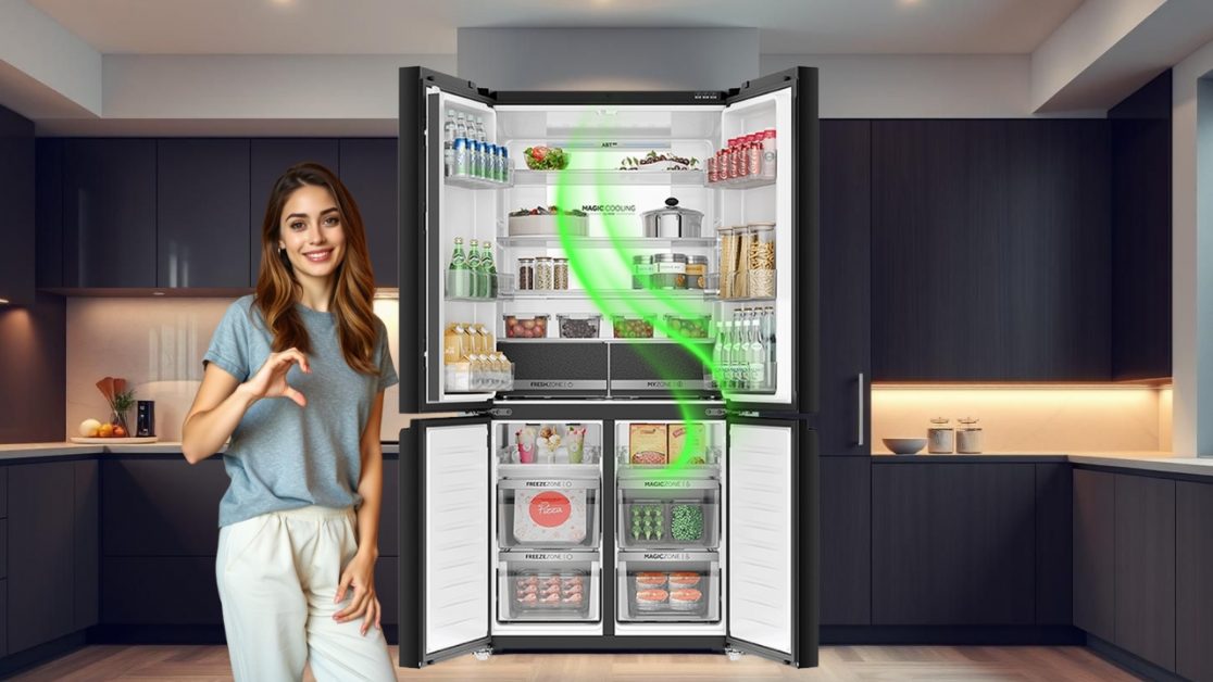 Indian Food Fresh and Odour-Free refrigerator