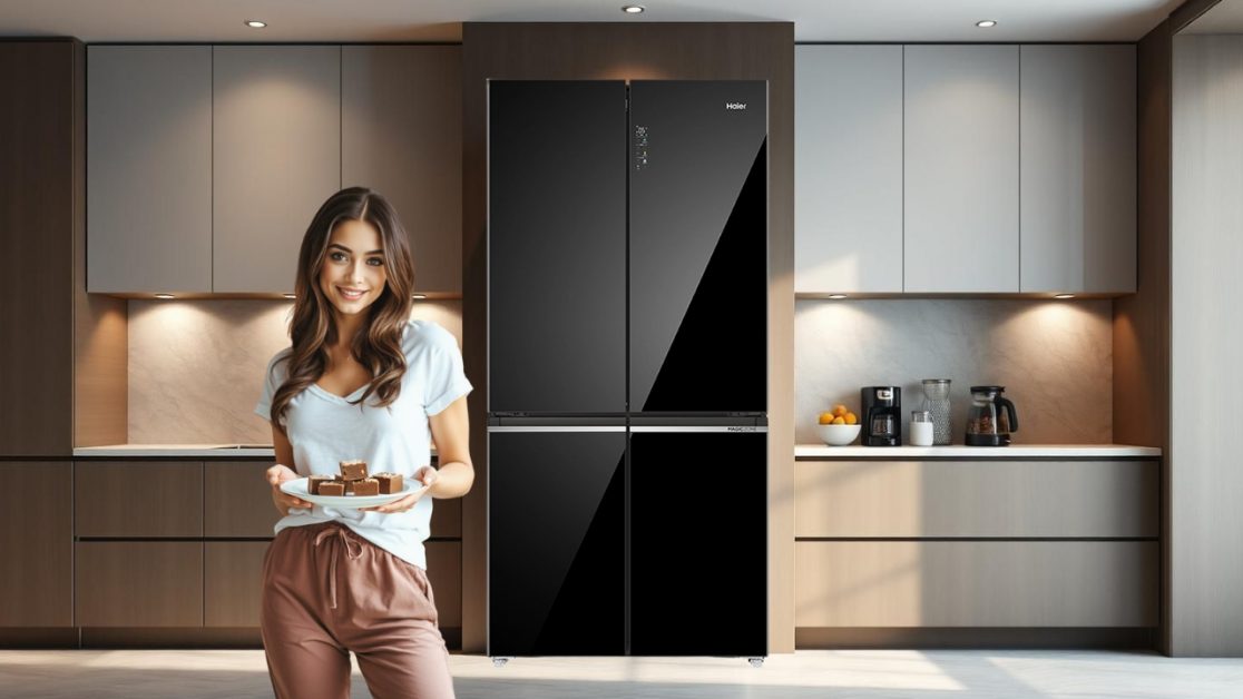 Keep your fudge in perfect shape in this refrigerator