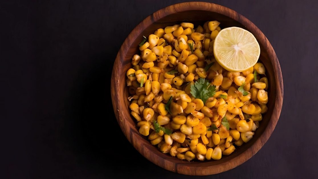 Make Masala Corn in Microwave