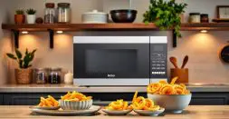 Make Perfect Curly Fries in microwave with built in air fryer