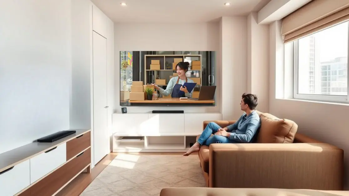 Mini LED TV in your Mumbai Studio