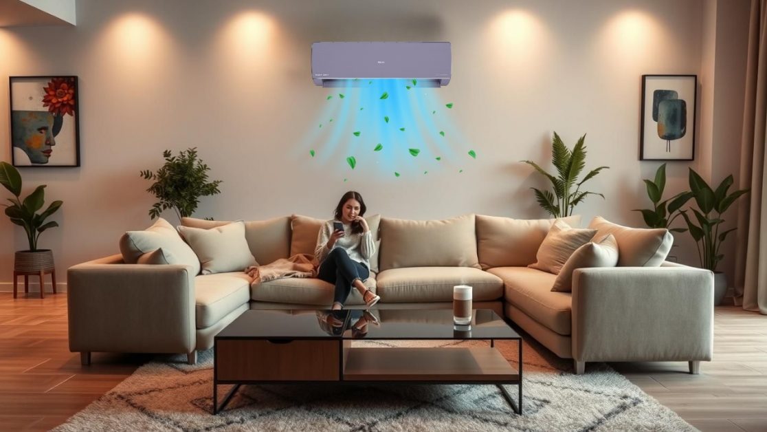 Modern Indian houses with Modern AI AC