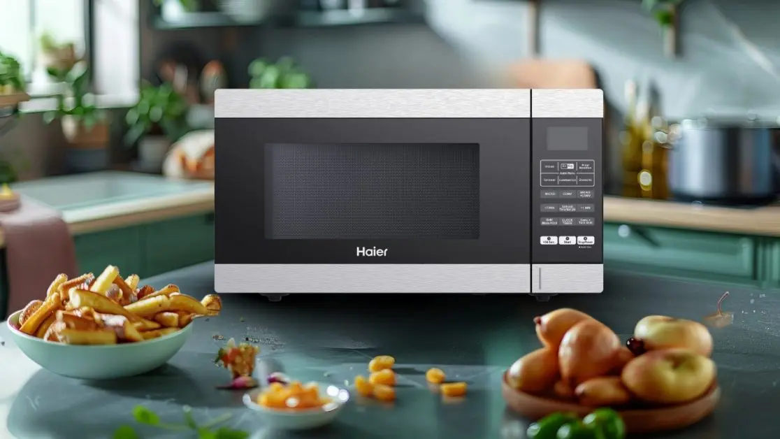 One-Touch Cooking with microwave that Gets Fries Done