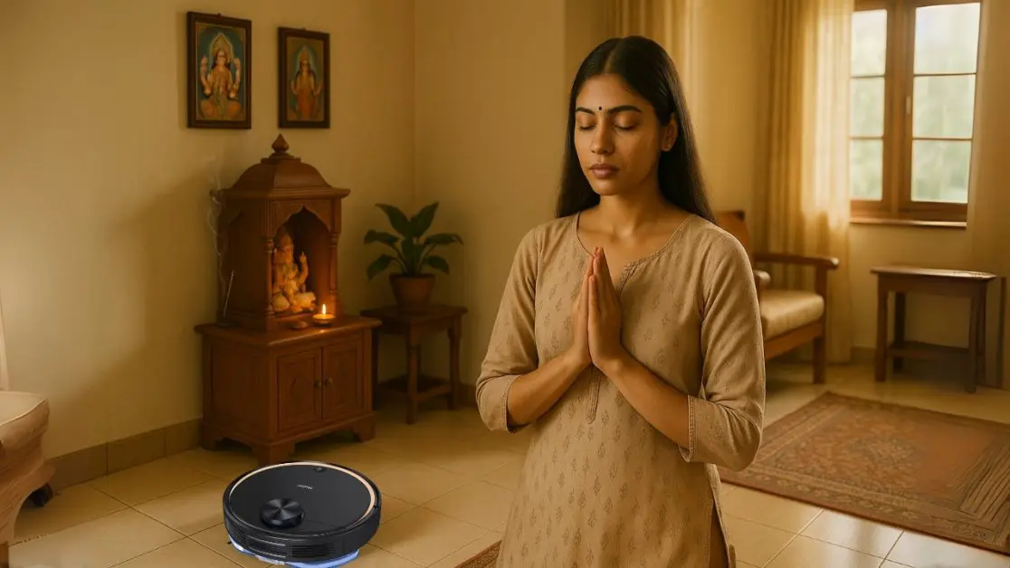Robot Vacuum Cleaner That Works Silently During Prayer Time