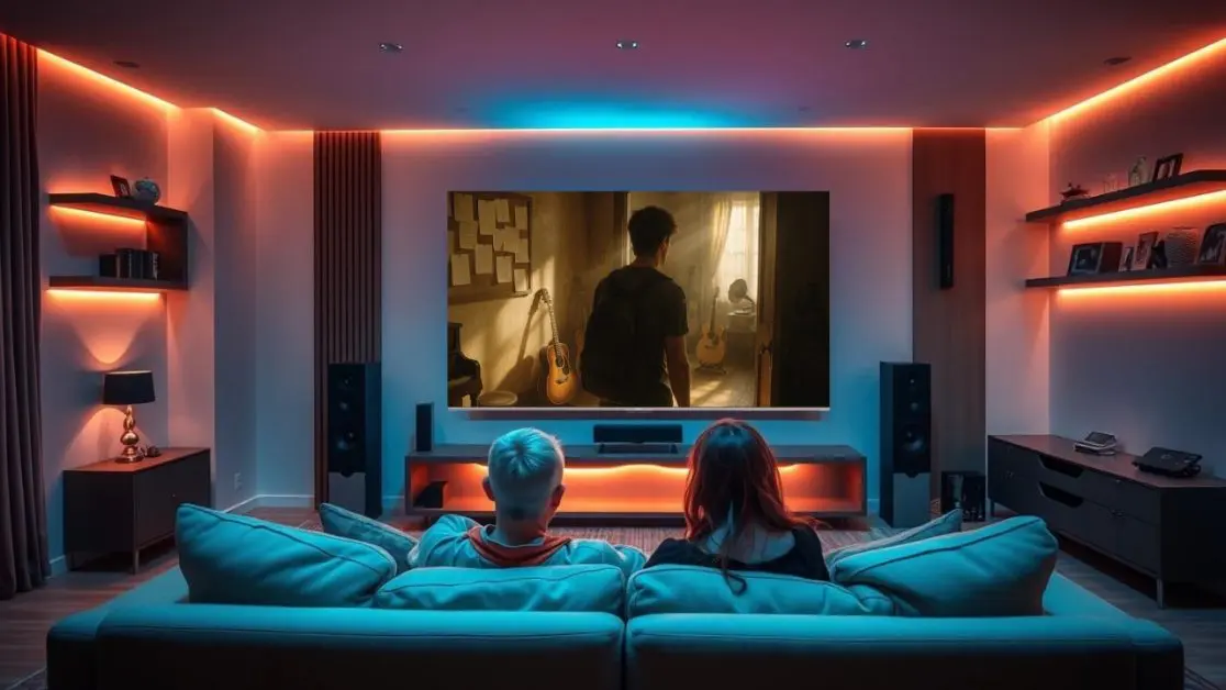 Saiyaara hit different on a big size QLED Google TV