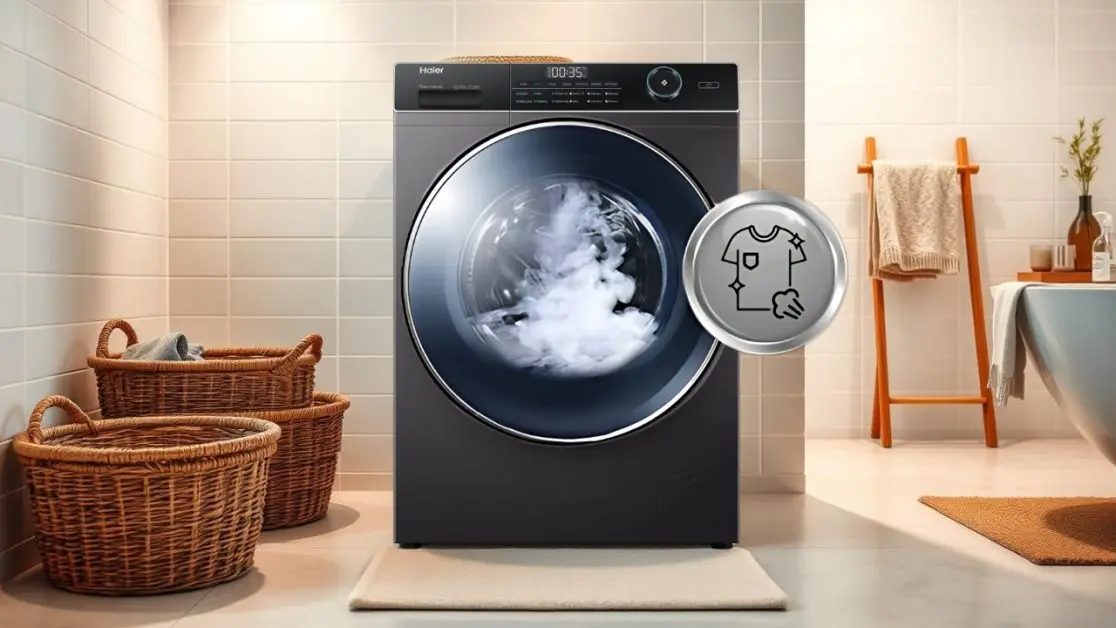 Steam Wash feature in washing machine