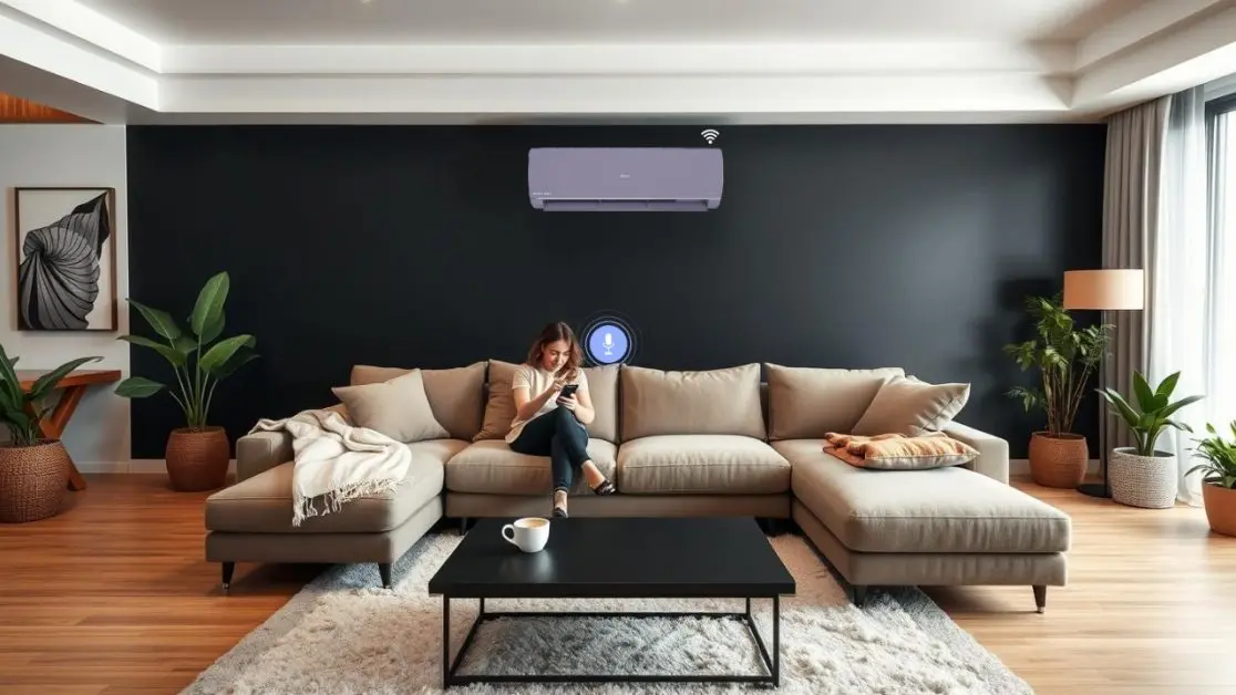 Voice-Controlled Cooling with AI AC
